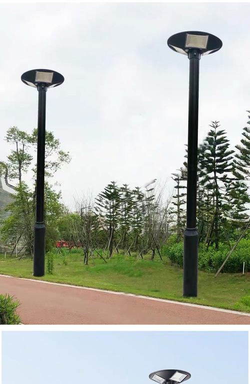 新款太陽(yáng)能庭院燈戶(hù)外高桿路燈防水別墅花園酒店小區(qū)公園廣場(chǎng)一